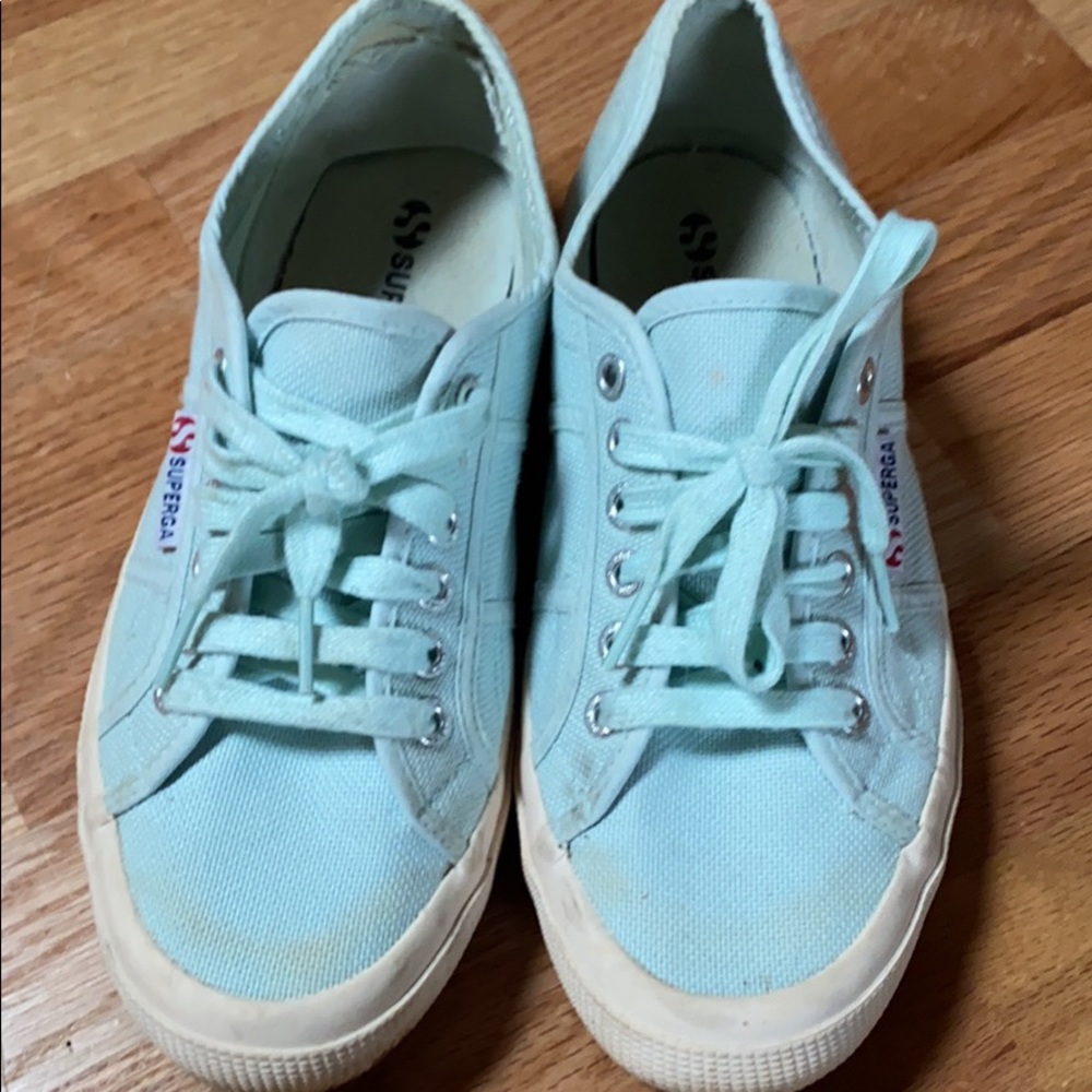 Superga teal sneaker